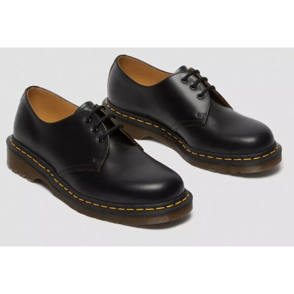 Dr. Martens Shoes - DR. MARTENS J132 Vintage Made in England Oxford Shoes Black Mod Punk US 6